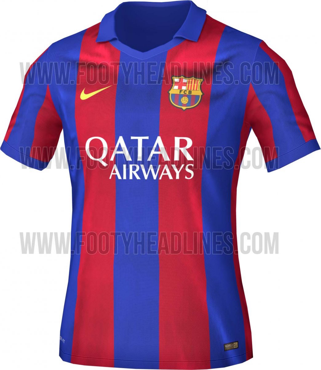 barcelona home kit 2016